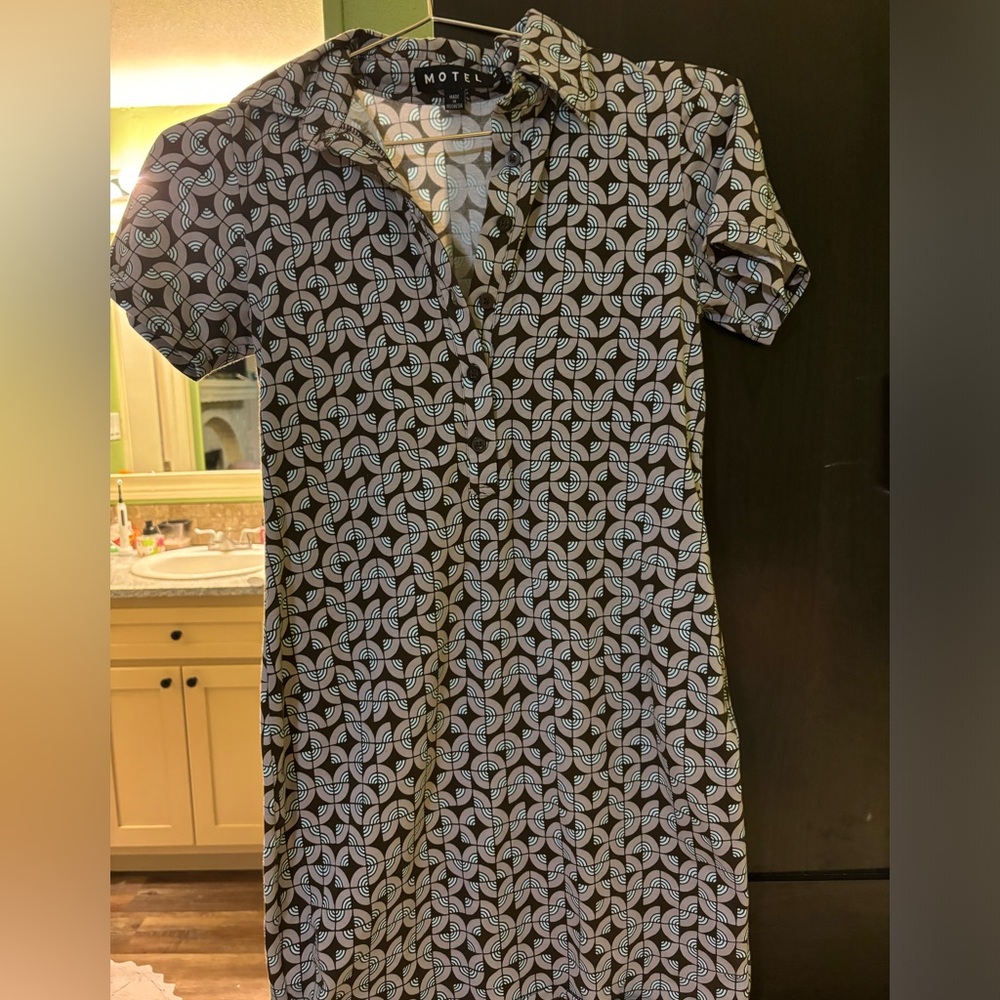 Motel rocks collared dress